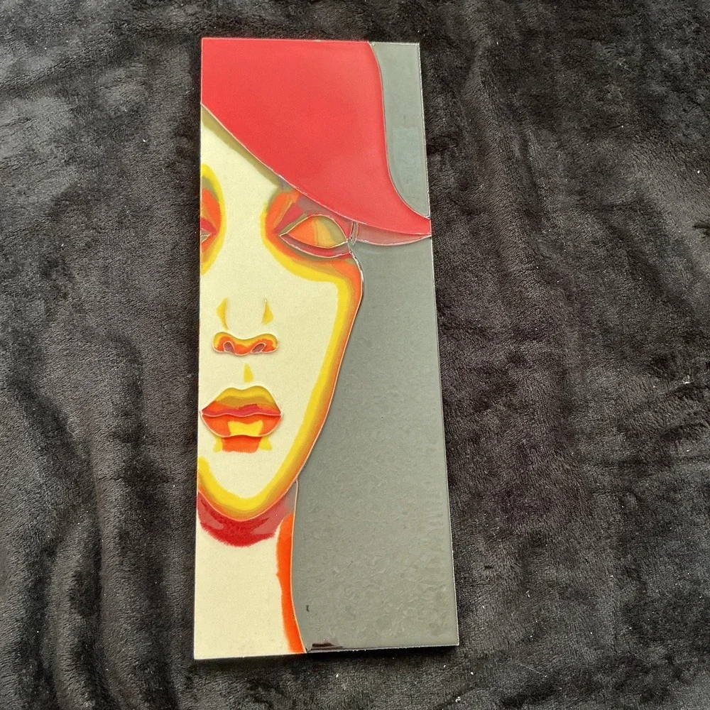 Vintage Benaya Art Tile Wall Hanging. Red Haired Woman. New‎ in Box